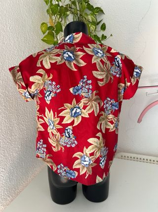 Camisa Hawaiana Estampada