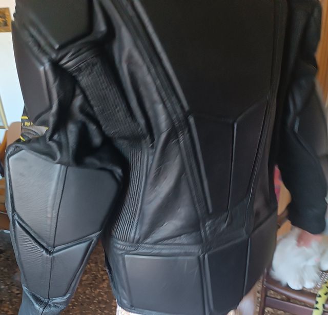 Chaqueta Motera Cuero Moto Talla 58