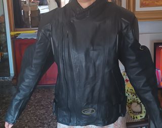 Chaqueta Motera Cuero Moto Talla 58 