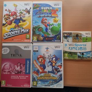Pack 4 juegos Wii