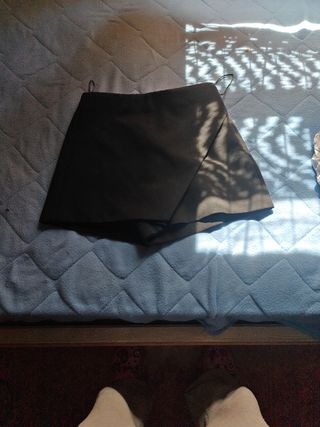 Falda pantalón Zara negra