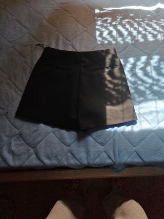 Falda pantalón Zara negra