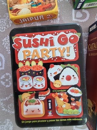 Pack 4 Juegos de Mesa: Catan, Jaipur, Sushi Go, Có