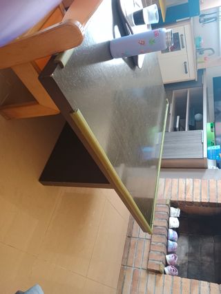 Mesa de centro de madera 1x1