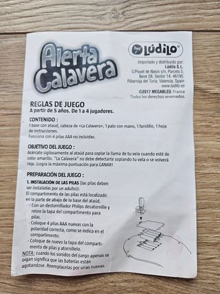 Juego de mesa Alerta Calavera