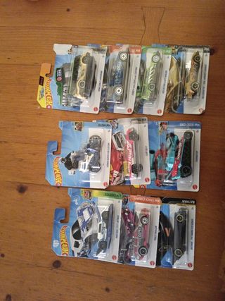 Lote de 10 Coches Hot Wheels