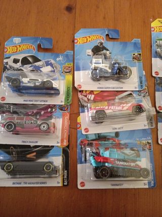 Lote de 10 Coches Hot Wheels
