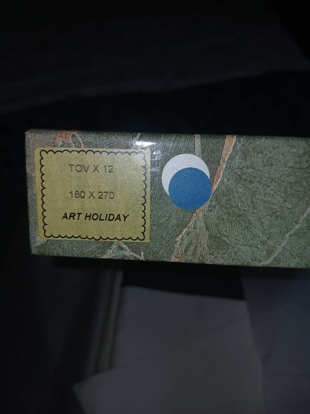 Set 12 Tovaglie Blu e Bianche beige è rosa 100€