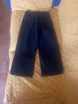 Jeans nero  bambina 7/8 anni