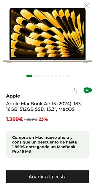 Apple MacBook Air 15,3 Chip M3 