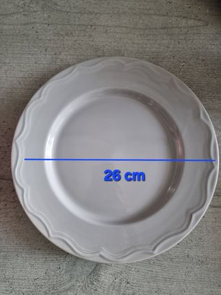 Juego de 6 platos hondos de cerámica