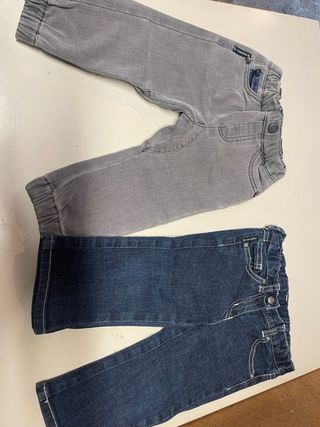 2 Jeans Armani Bimbo 9/12 Mesi