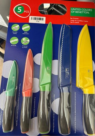 Set 5 Cuchillos United Colors of Benetton