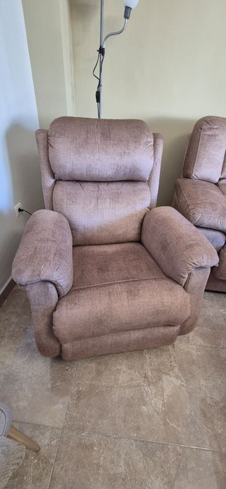 Divano a 3 posti e 2 poltrone relax e reclinabili