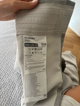 Cortinas Ikea grises - Vilborg 