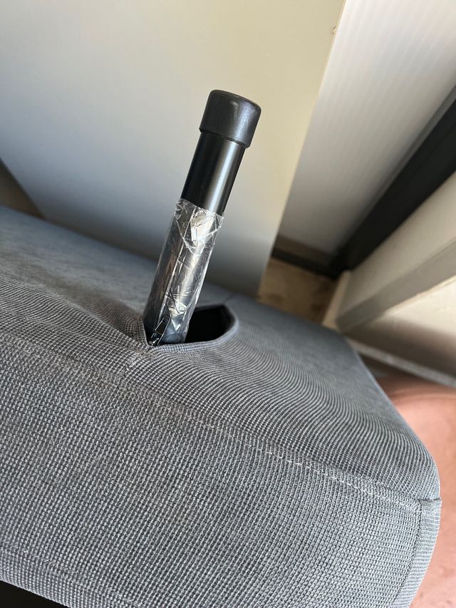 Sofá Cama Gris Decorativo