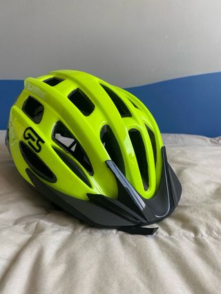 Casco de Bicicleta Amarillo Neón