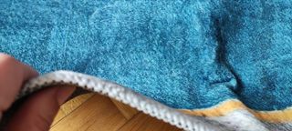 Alfombra moderna azul y gris