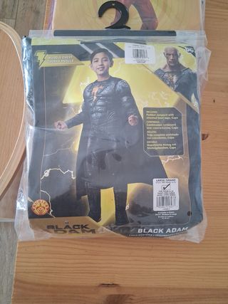 Disfraz Black Adam Rubies Talla L 8/10 años