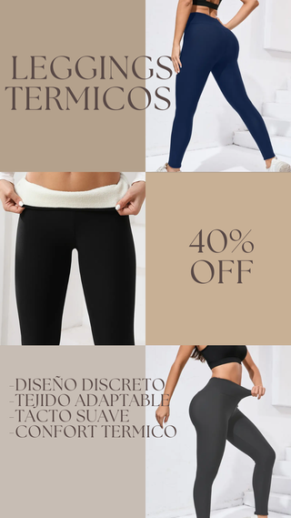Leggings termico de alta elasticidad para mujer