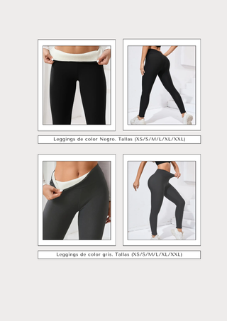 Leggings termico de alta elasticidad para mujer