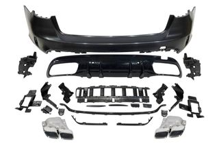 Paragolpes Trasero Mercedes W205 Sw Look C63