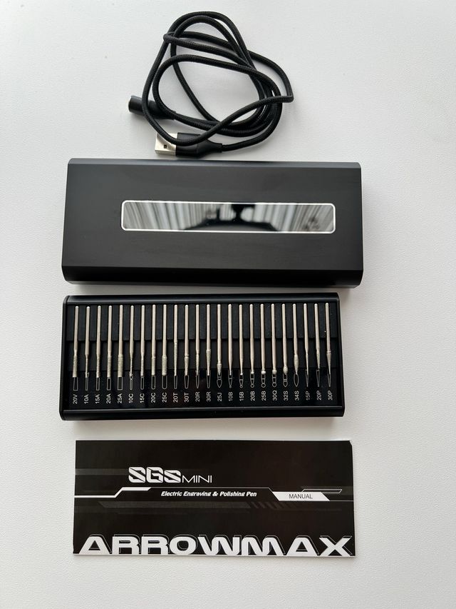 Caneta Eléctrica de Gravação e Polimento Arrowmax S