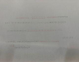 Máquina de escribir Erika antigua