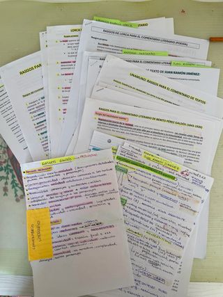 Apuntes lengua y literatura 2° bachillerato 2025