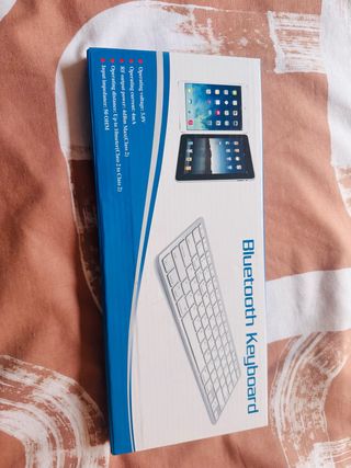 Teclado Bluetooth Inalámbrico Blanco