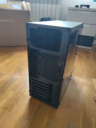 Caja PC gaming Negra +2 ventiladores REGALO