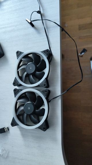 Caja PC gaming Negra +2 ventiladores REGALO