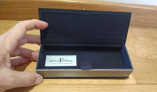 Funda gafas Lindberg tacto aterciopelado negra