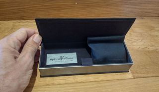 Funda gafas Lindberg tacto aterciopelado negra