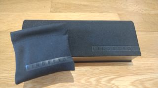 Funda gafas Lindberg tacto aterciopelado negra
