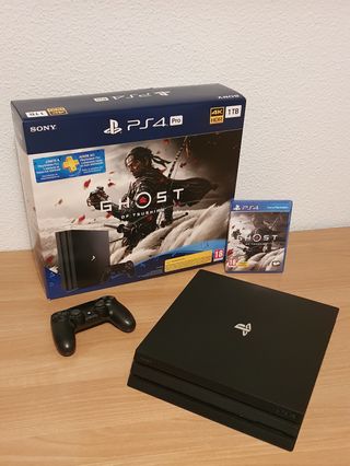Consola PS4 PlayStation 4 Pro Ghost Of Tsushima