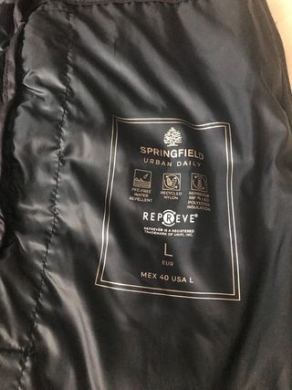 Chaleco Springfield acolchado azul marino  talla L