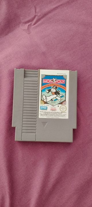 Monopoly NES Parker Brothers Cartucho Juego