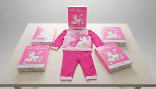 Pijama Coralina Unicornio Niña Invierno