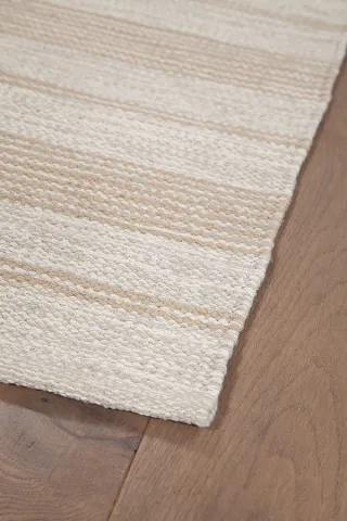 Tappeto Kilim BAY STRIPE BEIGE 120x60 cm