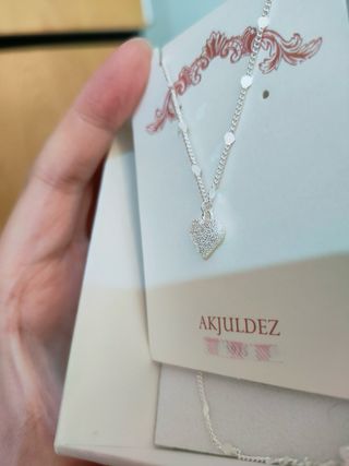 Collana cuore AKJULDEZ argento