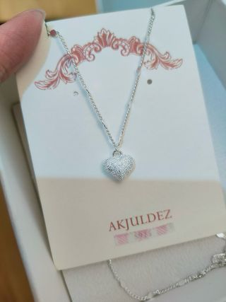 Collana cuore AKJULDEZ argento