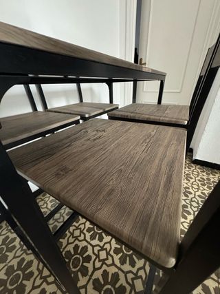 Mesa alta SoBuy con 4 sillas