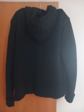 Chaqueta lana y borrego Koröshi negra