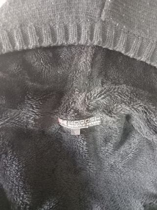 Chaqueta lana y borrego Koröshi negra
