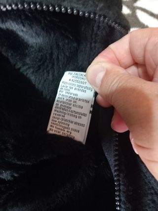 Chaqueta lana y borrego Koröshi negra
