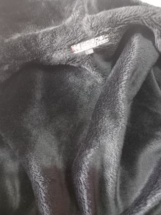 Chaqueta lana y borrego Koröshi negra