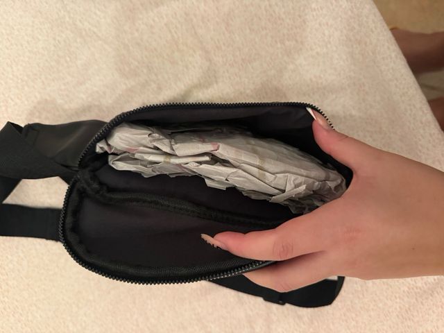 Marsupio oleografico effetto cangiante