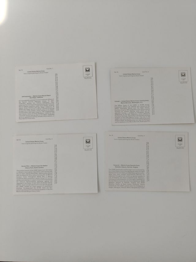 Cartoline vintage USMC