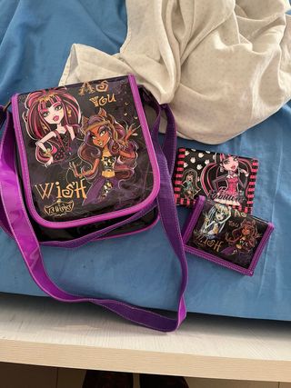 Bolso y monedero Monster High infantil